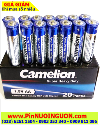 COMBO 1HỘP 40viên Pin AA 1.5v Camelion R6P/2S Heavy Duty _Giá chỉ 85.000/ HỘP 40viên